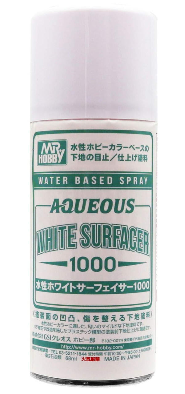 Gunze Sangyo Mr. Aqueous White Surfacer 1000 Spray B612